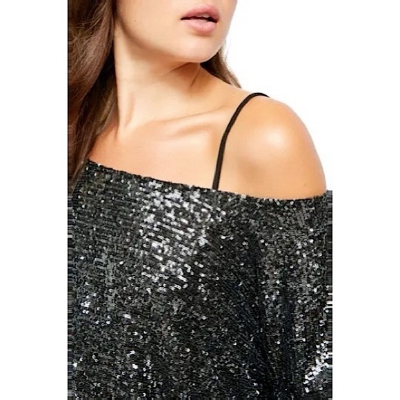 Free People Giselle Sequin Mini Dress - Picture 12 of 14